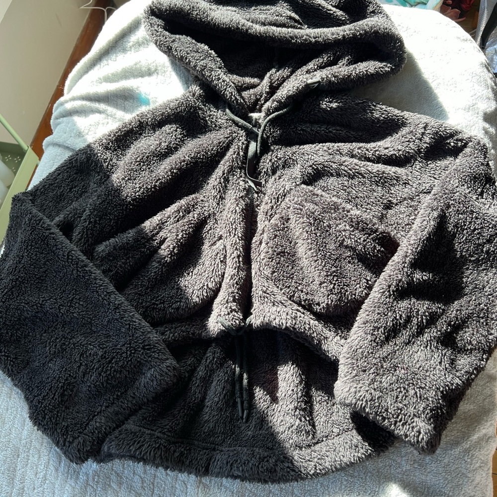 Gymshark Cozy Black Fleece Hoodie
